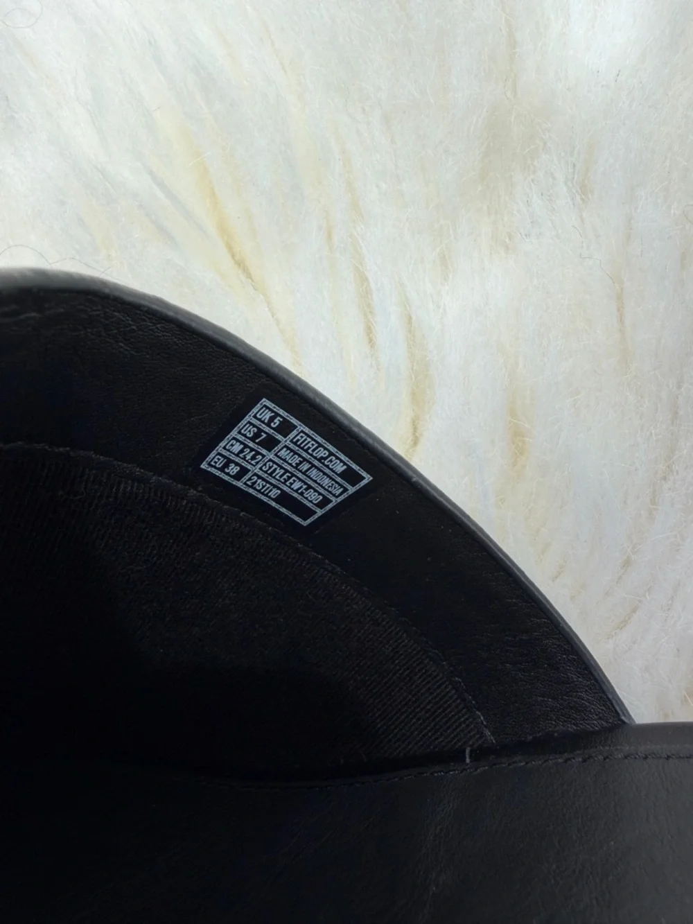 Fitflop Black Platform Clog Mules
